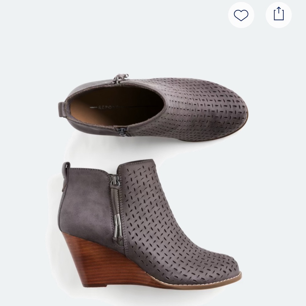 Women’s Granger Perforated Wedge Bootie